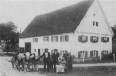 Historische Bauernfamilie